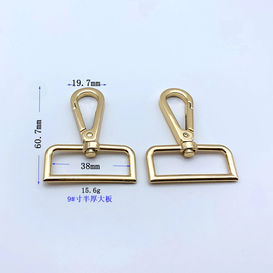 Fashion Adjust Metal Buckle Rotatable Handbag Buckle Lobster Clasp Hook Key Chain Swivel Snap Dog Hook